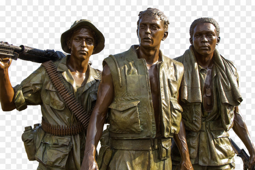 Soldier Vietnam Veterans Memorial The Three Soldiers Women's Military PNG