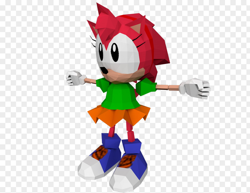 Sonic The Fighters Figurine Mascot Clip Art PNG