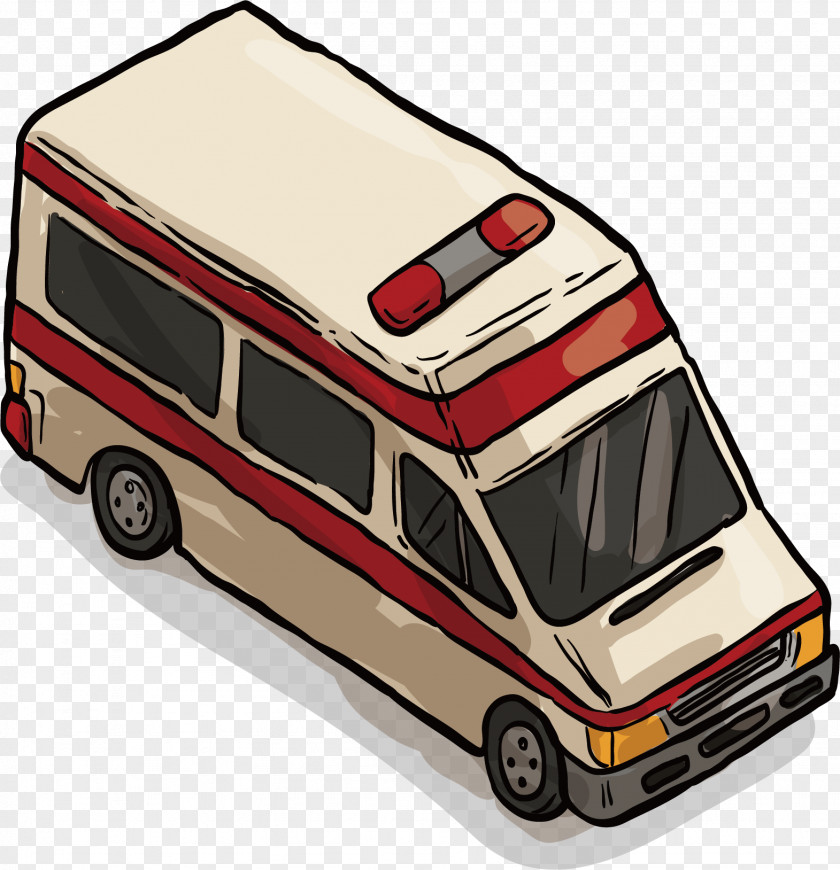 White Ambulance Computer File PNG