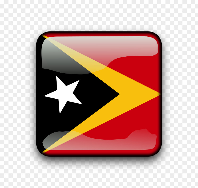 Flag Dili Of East Timor National PNG