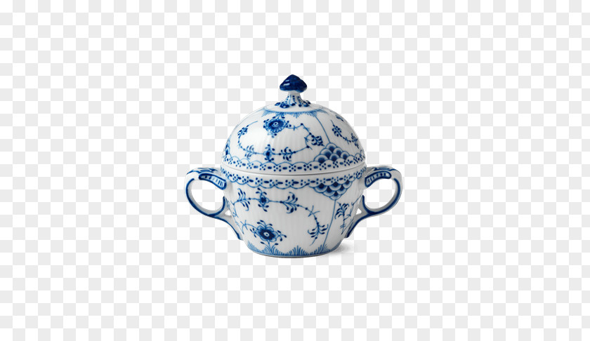 Kettle Royal Copenhagen Teapot Tableware Musselmalet PNG