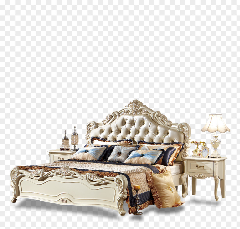 Continental King Furniture Table Bed Garderob Cabinetry PNG