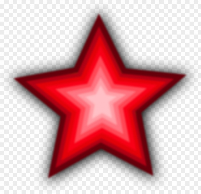 Red Star Clip Art Vector Graphics Image PNG