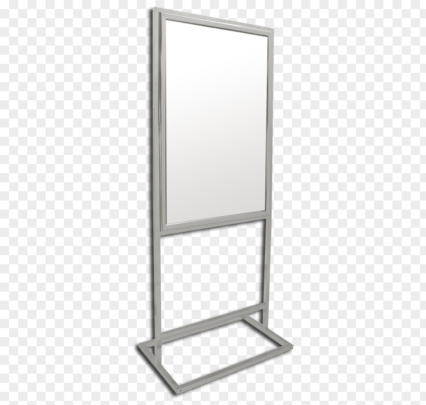 Standee Poster Display Stand Advertising PNG