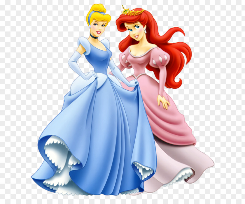 Disney Princesses Ariel Cinderella Belle Princess Aurora Rapunzel PNG