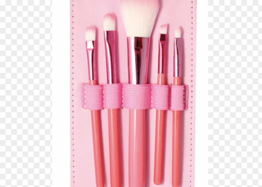 Pink Brushes Makeup Brush Cosmetics Lip Gloss Beauty PNG
