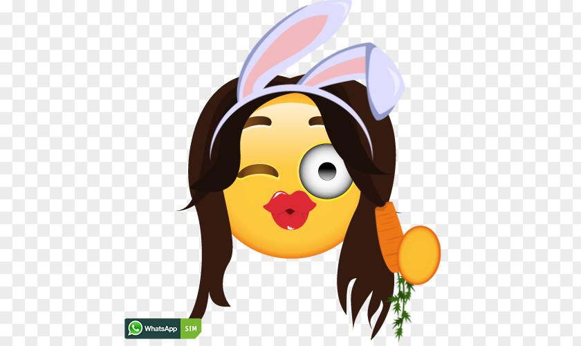 Rabbit Emoticon Smiley Emoji WhatsApp PNG