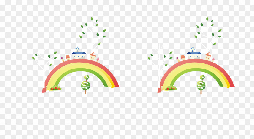 Rainbow Cartoon Clip Art PNG