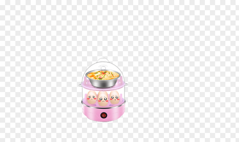 Cartoon Steamed Rice Cooker Chinese Eggs Breakfast Congee Steaming PNG