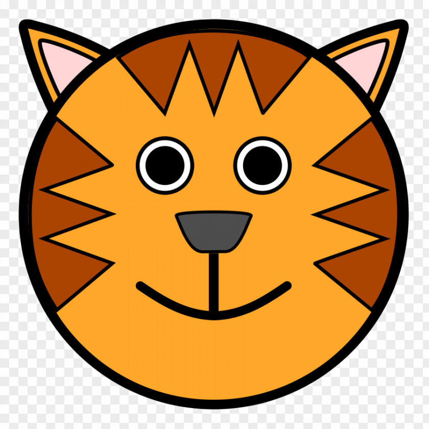 Cat Face Cartoon Drawing Clip Art PNG