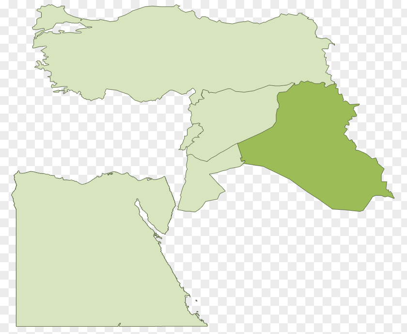 Iraq Ecoregion Map Area Tuberculosis Ink PNG