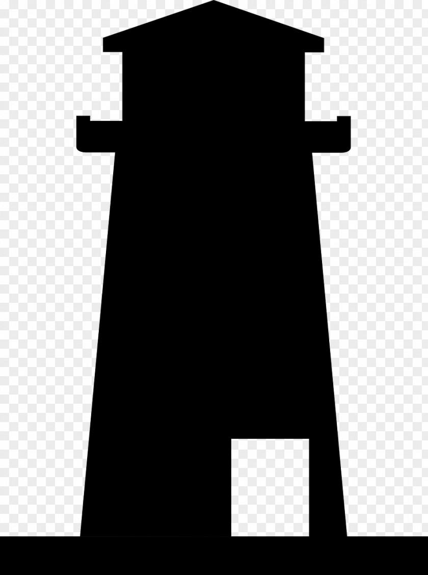 Style Symmetry Lighthouse Black PNG