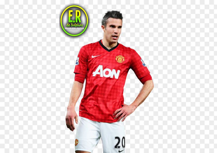 Van Persie Jersey T-shirt Manchester United F.C. Sleeve Outerwear PNG