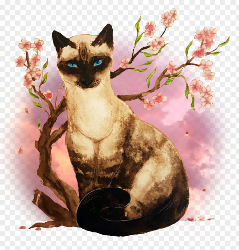 Watercolor Sky Devon Rex Animal Domestic Short-haired Cat Whiskers PNG