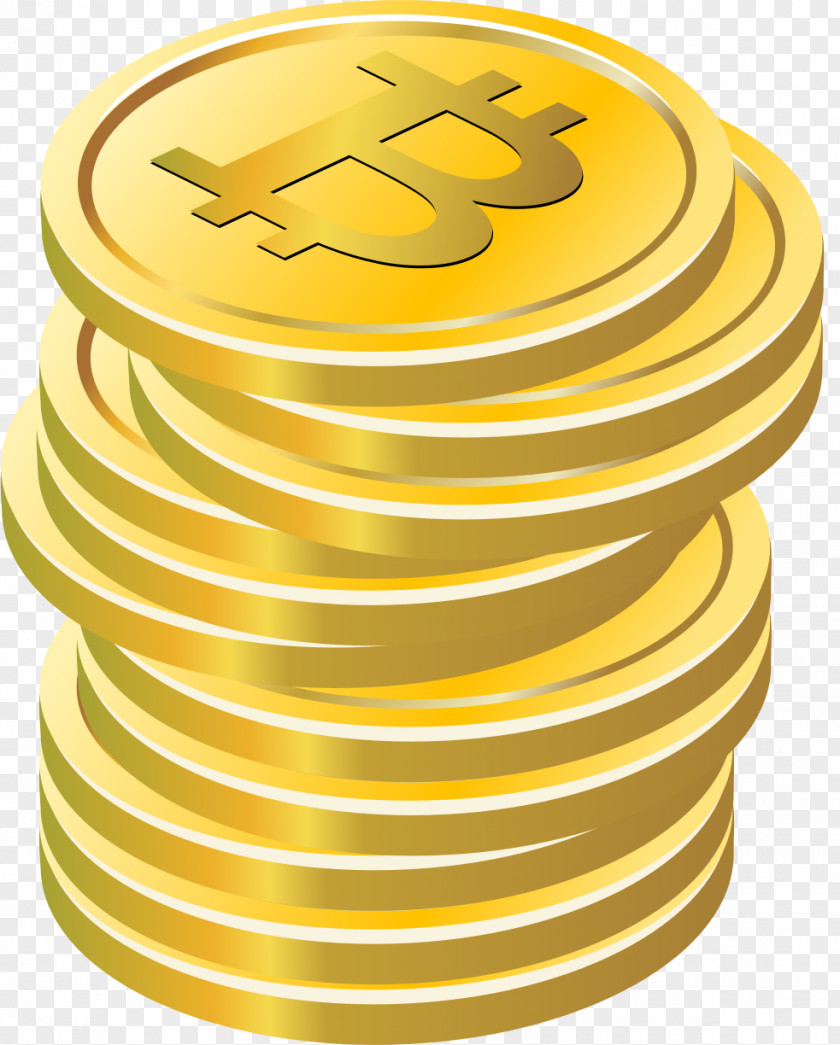 Coin Stack Bitcoin Clip Art PNG