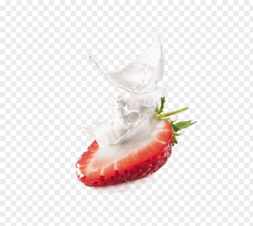 Strawberry Milk Collision Juice Smoothie PNG