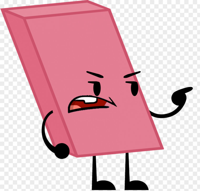 Bfdi Object Clip Art Animated Cartoon Eraser Wikia PNG
