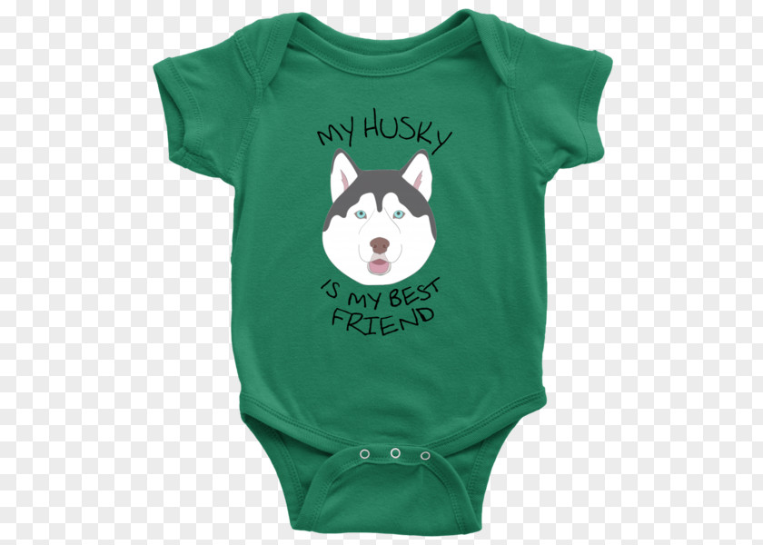 Husky Sunglasses T-shirt Baby & Toddler One-Pieces Infant Bodysuit Clothing PNG