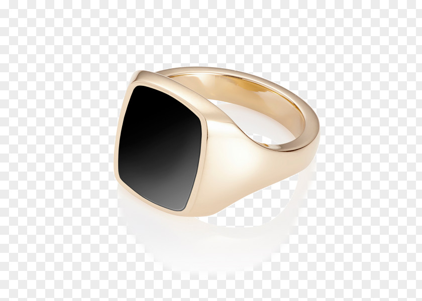 Onyx Stone Pinky Ring Gold Carnelian PNG