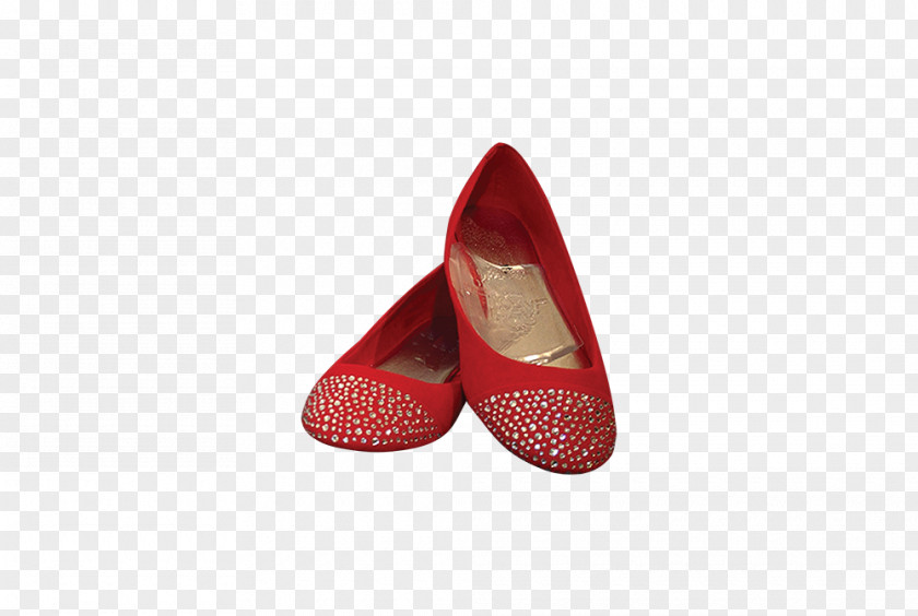 Red Slippers Orthotics Shoe PNG