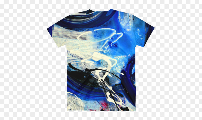Throwing Cap White Trees On Blue Paper Canvas Print T-shirt Printing PNG
