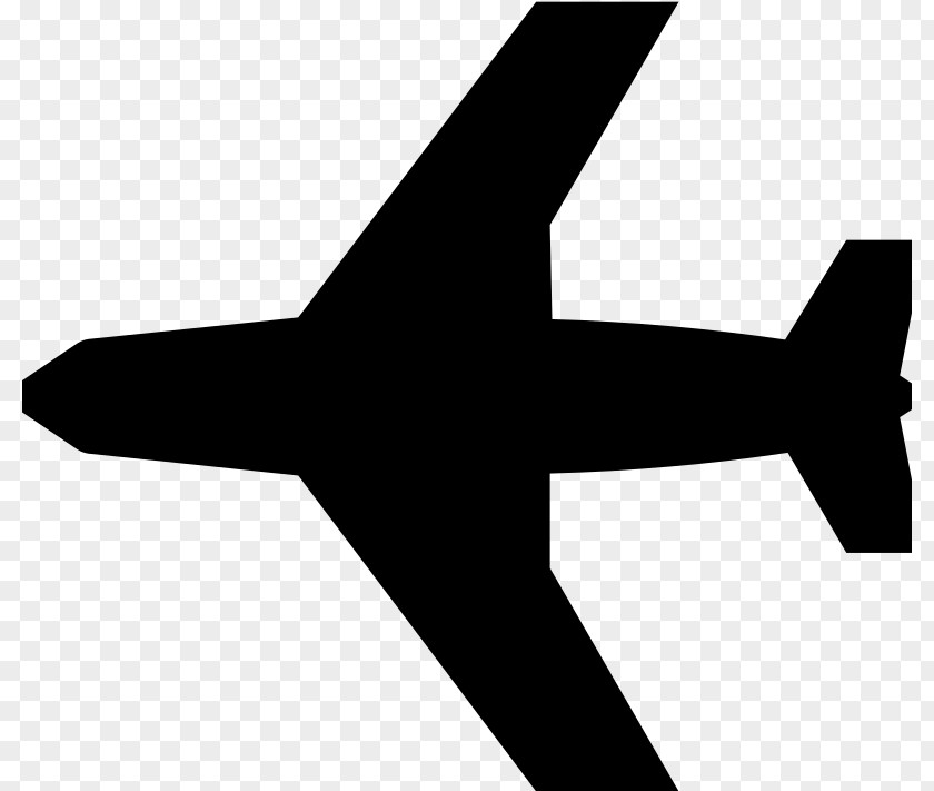Airplane Black And White Download Clip Art PNG