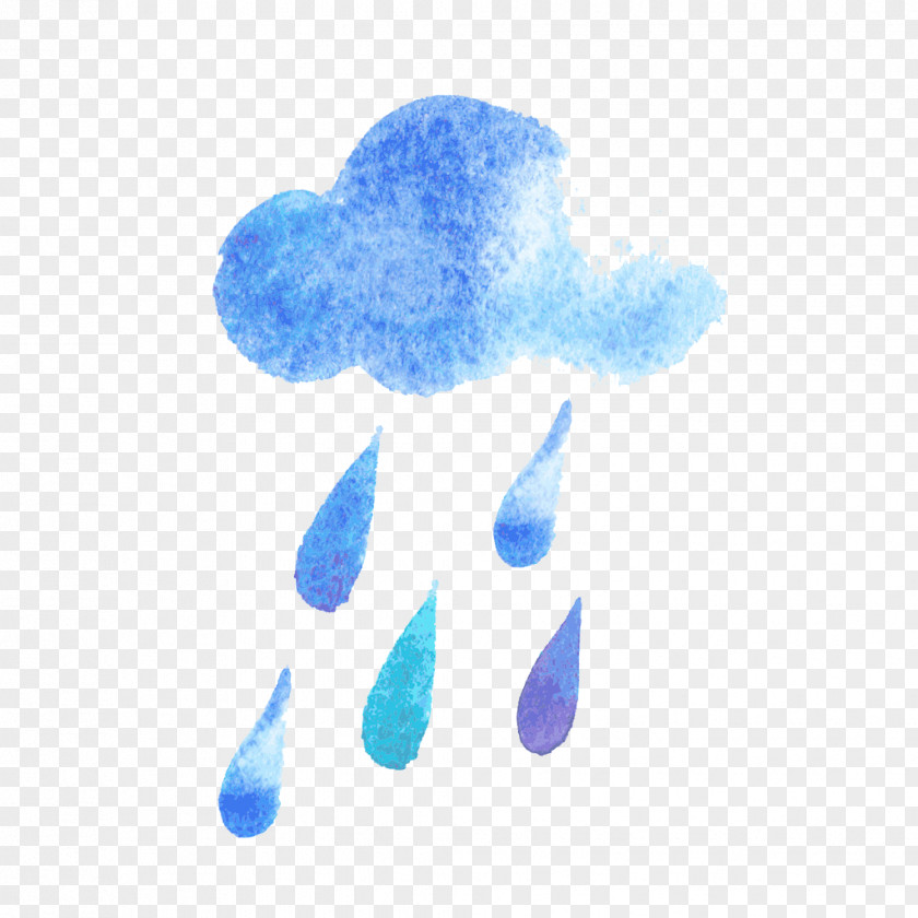 Clouds And Raindrops Cloud Cartoon PNG