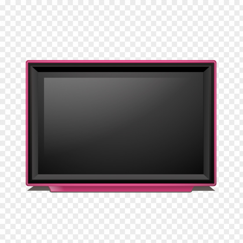 Vintage TV Multimedia Text Computer Monitor Picture Frame PNG