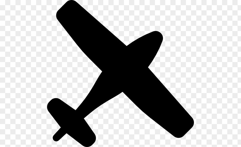 Black And White Airplane Propeller PNG