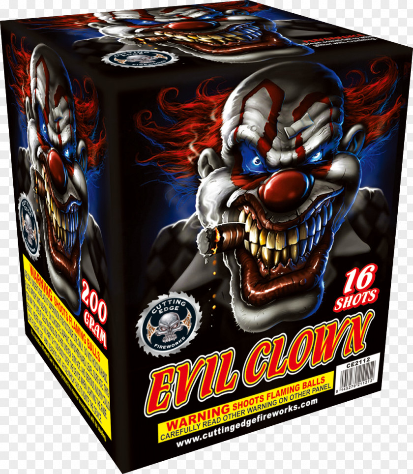 Clown Evil Cake Atomic Fireworks PNG