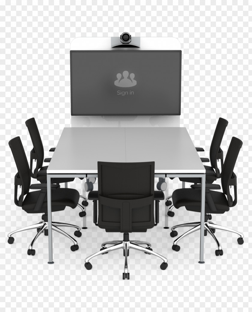 Conference Office & Desk Chairs Table Videotelephony Furniture PNG