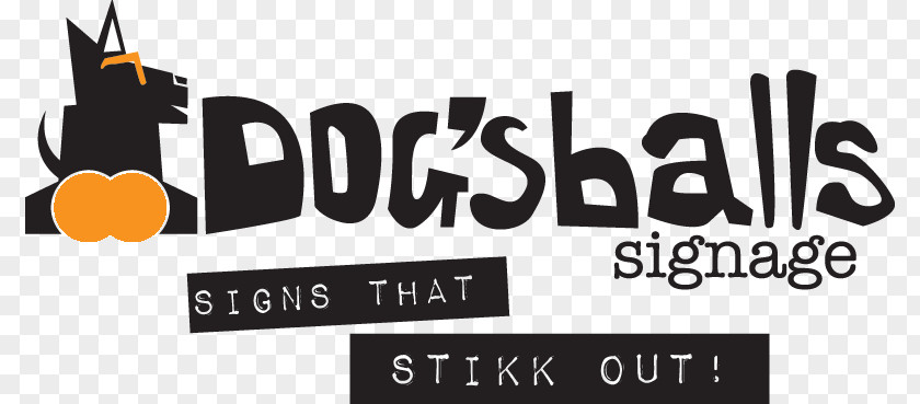 Dog Ball Logo Brand Font PNG