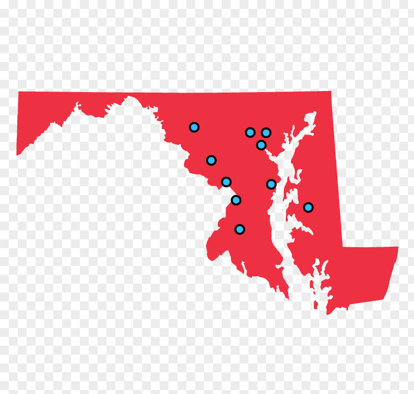 Map Maryland Stock Photography PNG