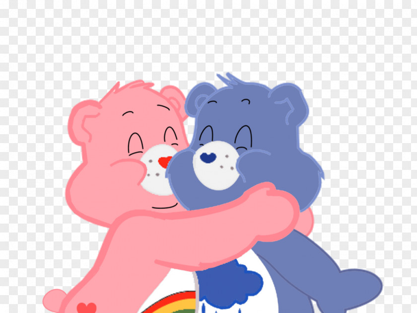 Caring Grumpy Bear Care Bears Hug Clip Art PNG