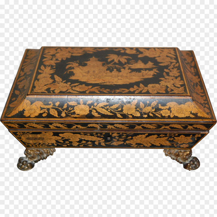 Chinoiserie Georgian Era Lacquer Rococo 19th Century PNG