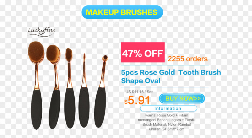 Mall Makeup Brush Cosmetics Paintbrush Spoon PNG