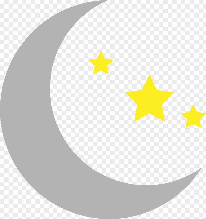 Moon Star And Crescent Clip Art PNG