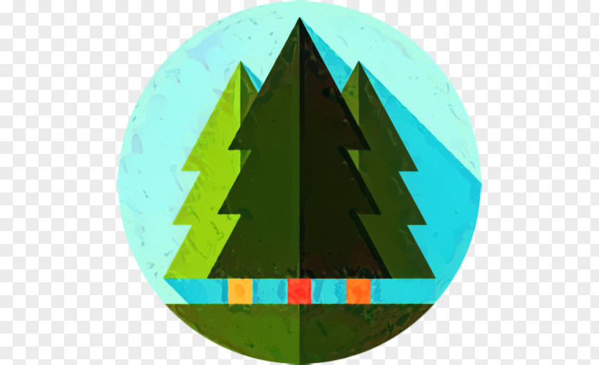 Pine Christmas Tree Cartoon PNG