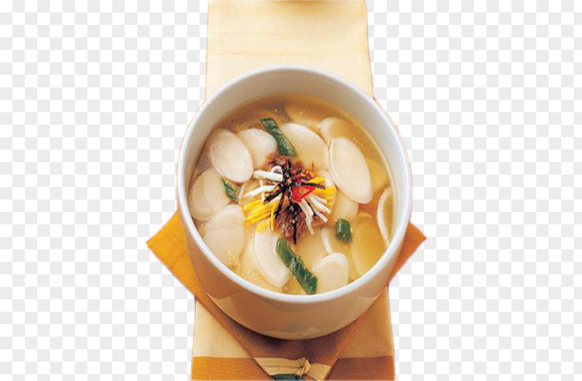 Rice Cake Soup South Korea Korean Cuisine Tteokguk PNG