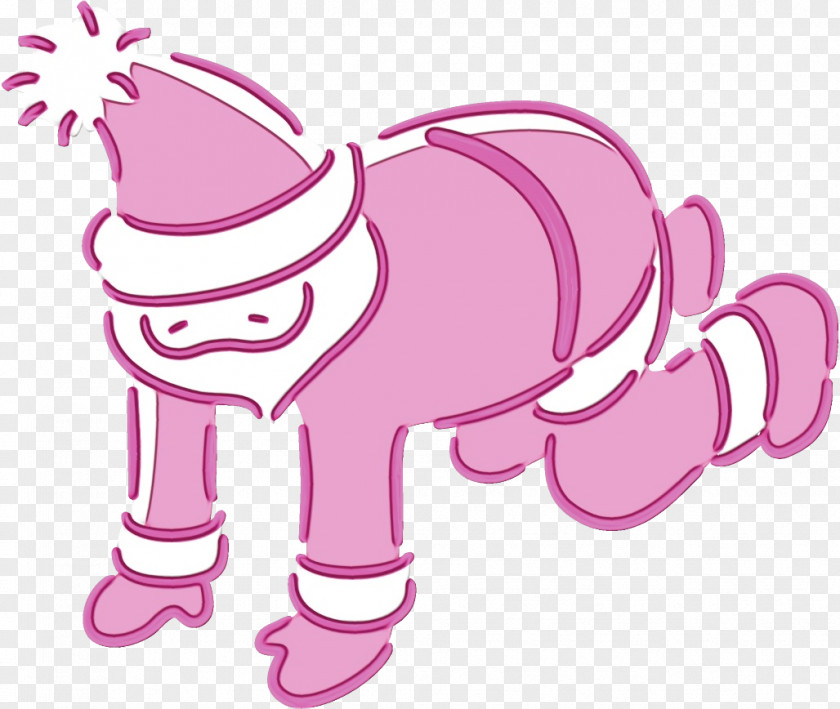 Tail Snout Pink Clip Art Cartoon Mane Pony PNG