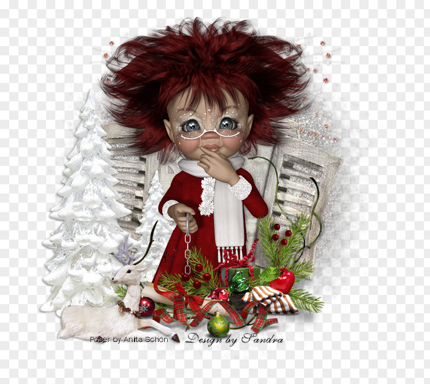 Danke Christmas Ornament Character Doll PNG
