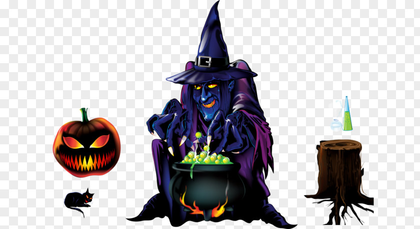 Evil Witch Halloween Witch2: Black Dahlia Image Pumpkin PNG
