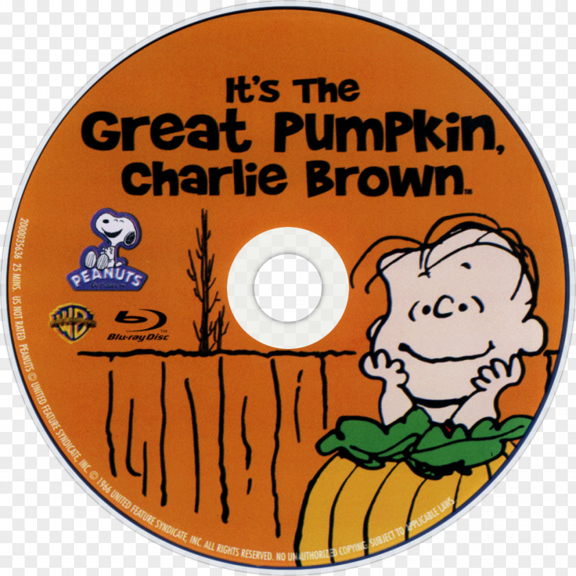 It's The Great Pumpkin Charlie Brown Peanuts Blu-ray Disc DVD United States PNG