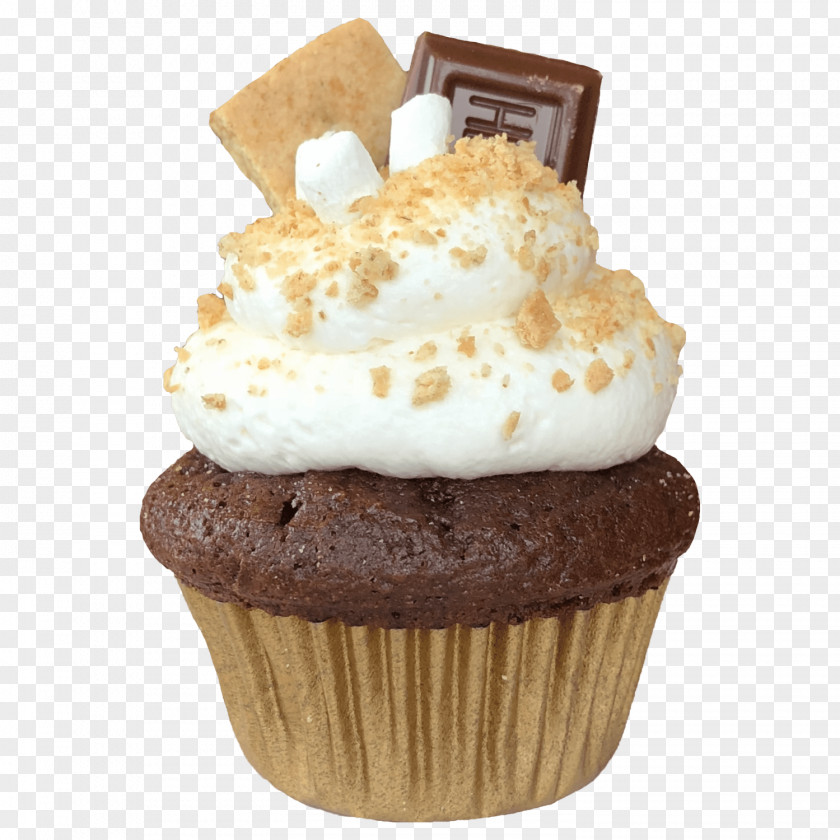Mini Strawberry Cupcakes Cupcake S'more Dessert American Muffins Confectionery PNG