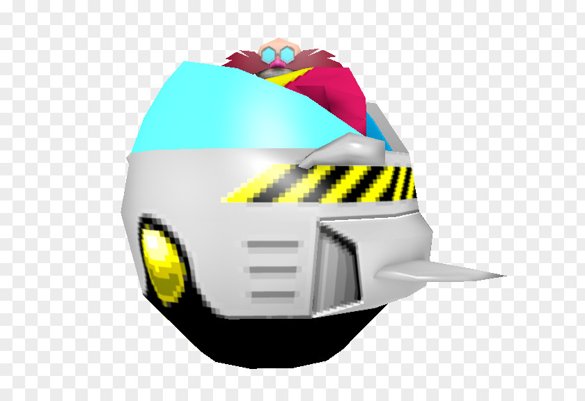 Sonic The Hedgehog Doctor Eggman Low Poly Pixel Art Sprite PNG