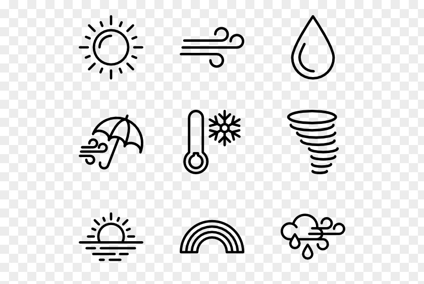 Weather Vector Symbol Clip Art PNG