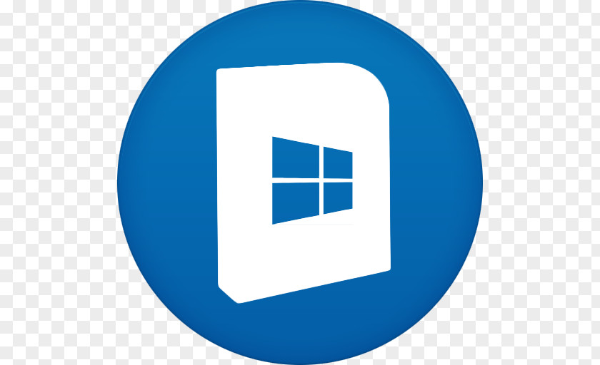 Windows Update Blue Area Symbol Brand PNG