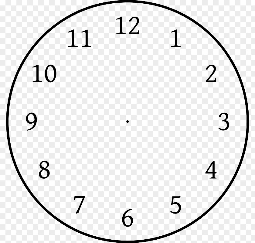 Clock Face Position Time Clip Art PNG