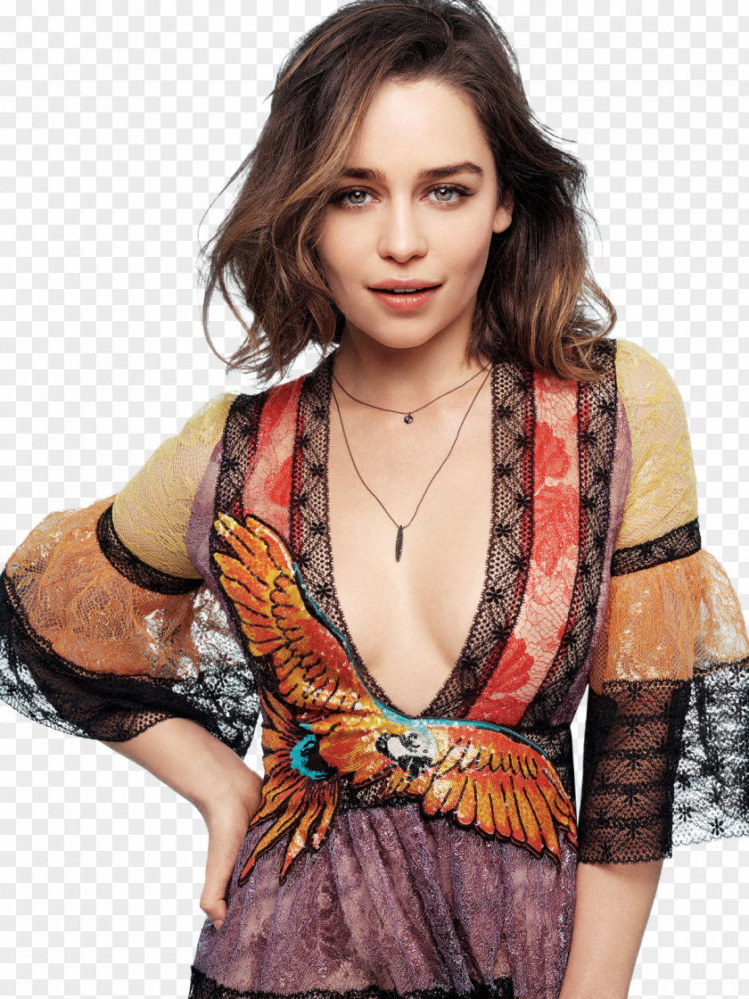 Emilia Clarke Daenerys Targaryen Game Of Thrones Actor Image PNG