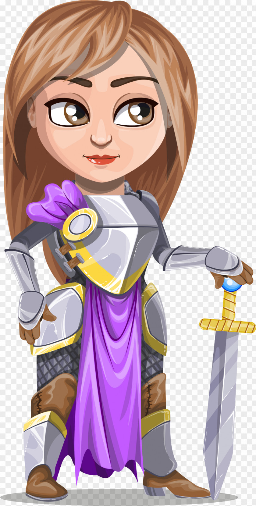 Knight Woman Clip Art PNG